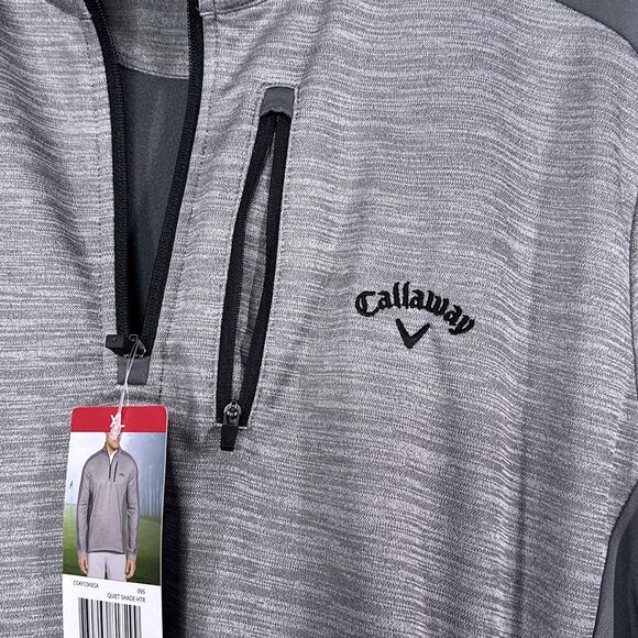 NWT‎ Callaway Quarter Zip Pullover Long Sleeve Golf UPF 50 Protection Size XL - Picture 6 of 14